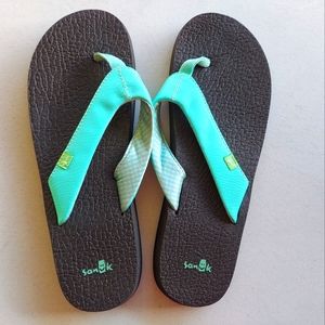 Sanuk Yoga Mat flip flops size 9 Ladies